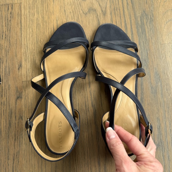 NWT Talbots Capri Leather Sandals - Picture 1 of 5
